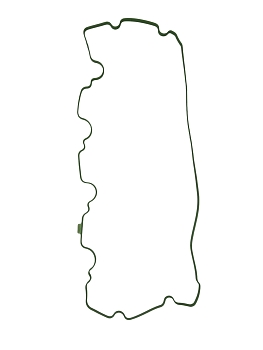 Прокладка клапанной крышки ЯМЗ-534 (силикон зеленый)