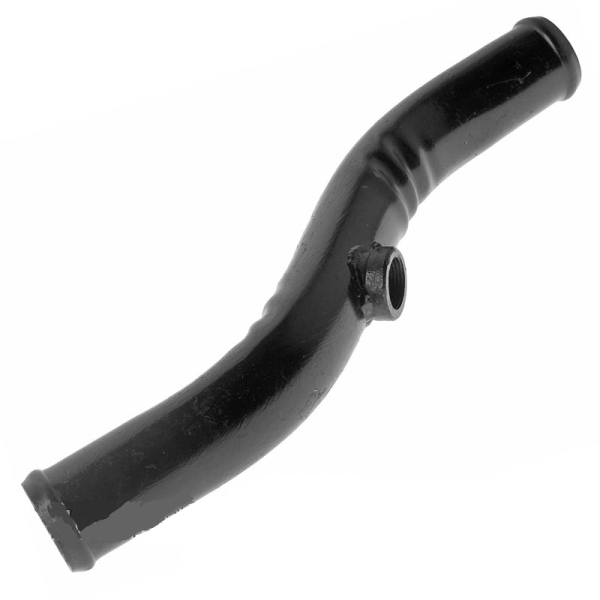 Патрубок радиатора подводящий металл. Г-3302 под датчик (2-изгиба) d-38х310