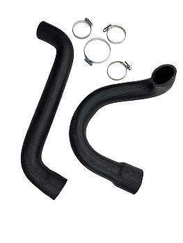 Патрубки радиатора Вал-й дв.Cummins ISF 3.8 (к-т 2шт. с хомутами червячными) ОРИГИНАЛ ФАРЕР