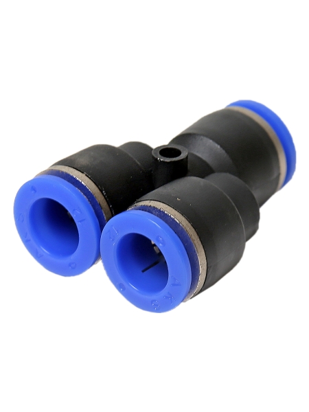 Фитинг трубки ПВХ 12 мм (Y-образный)