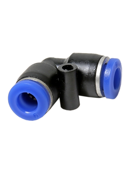 Фитинг угловой пластиковый PUL 06 MGF