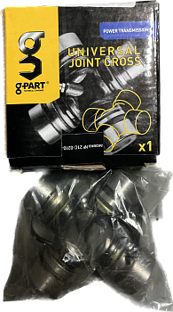 Крестовина карданного вала В-га, Г-ль, УАЗ крупная игла с масленкой и стоп. кольцами G-PART