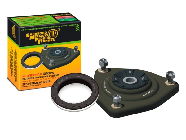 Опора верхняя передней стойки для а/м ВАЗ-2170 (усиленная, в сборе с подшипником Вологда, в индивиду