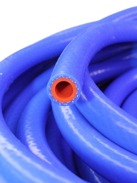 Шланг D10 арм, 2-х сл. (силикон, синий/оранжевый, бухта 20м)