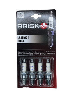 Свеча зажигания SUPER R ВАЗ 2107-2112 (инж. 8 кл. медный электрод, резистор)