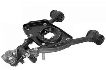 Рычаг нижний правый в сборе с шарниром