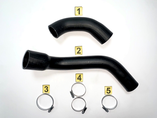 Патрубки радиатора 3302 дв. Cummins ISF 2.8 с 05.2012 (к-т 2 шт. с хомутами NORMA) ФАРЕР