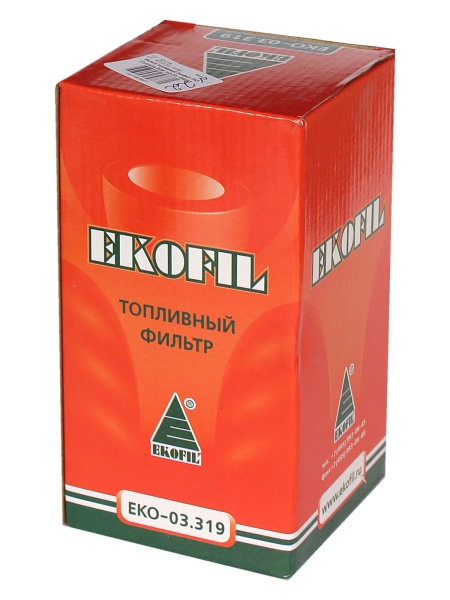 Фильтр топливный Экофил для а/м ПАЗ (Cummins EQB 140-20), КамАЗ 4308 (грубой очистки)