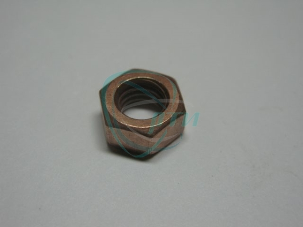 Гайка М8х1,25 коллектора дв.ЗМЗ-406 (омед.) низкая