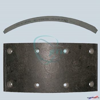Накладка тормозная Г-3307, 3308, 3309 задн.(б/асб)