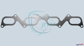 Прокладка коллектора Г-ЕВРО-3 (выпускного) металл.ПРЕМИУМ