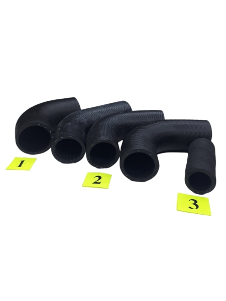 Патрубки радиатора 3302 дв. 405 ЕВРО-З (к-т 5шт. с хомутами NORMA) ФАРЕР