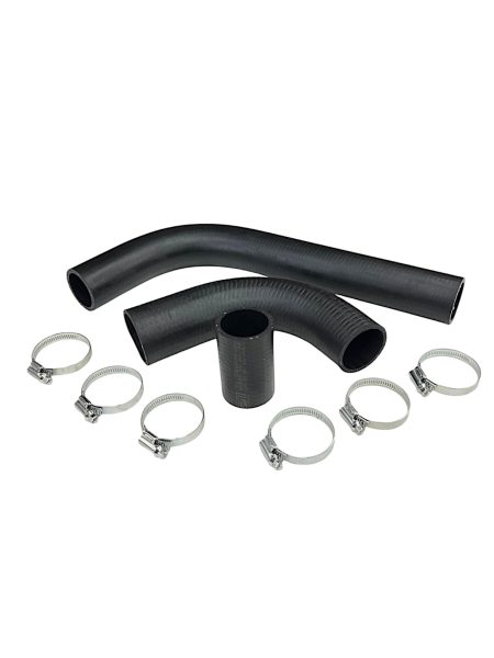 Патрубки радиатора 3102 дв. 402 (к-т 3 шт с хомутами червячными) ОРИГИНАЛ ФАРЕР