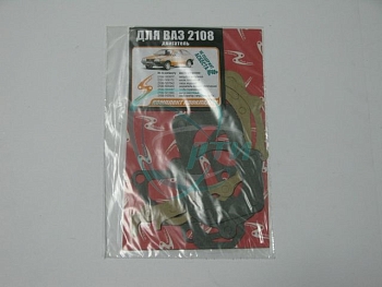 Прокладки двигателя 2108-099 (8 шт.) картон/темпсил