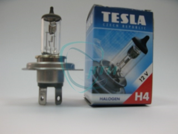 44 Лампа фар H4 12V-60/55W P43t Tesla