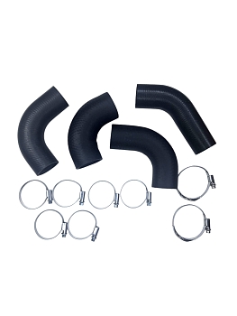 Патрубки радиатора 3302 дв. 405 ЕВРО-З (к-т 4 шт. с хомутами NORMA) ФАРЕР