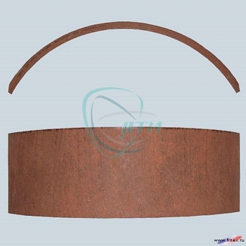 Накладка тормозная Урал форм.