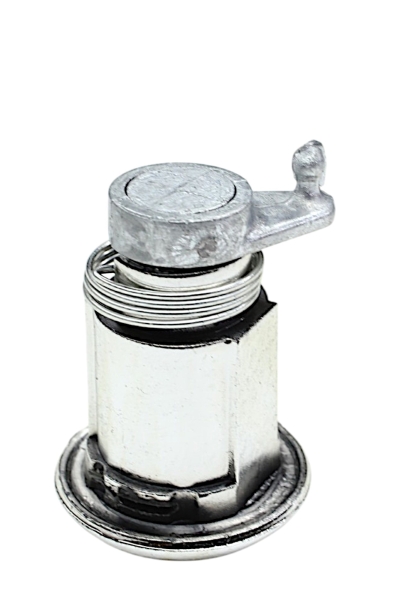 Личинки замка двери Газель Бизнес (1 личинка, 2 ключа (хром)