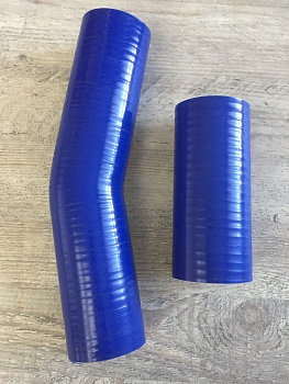 Патрубки радиатора УРАЛ дв. КАМАЗ (2 шт.) силикон ТехноПартнер