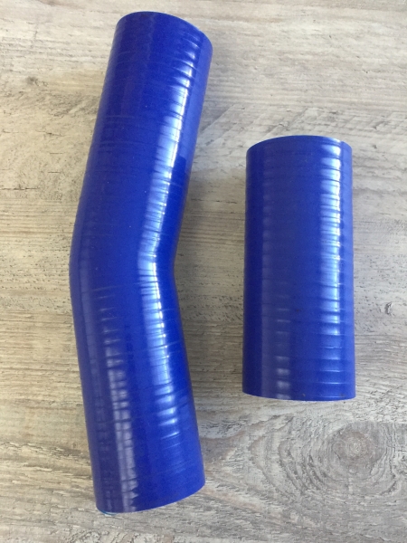 Патрубки радиатора УРАЛ дв. КАМАЗ (2 шт.) силикон ТехноПартнер