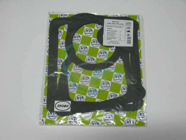 Прокладки КПП 4-х ст. УАЗ 2206,3303,3741,3962 ПРОФИ паронит/картон комплект