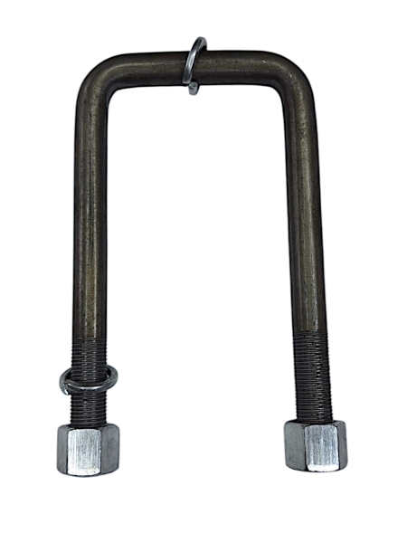 Стремянка задней рессоры Газель 170 мм в сборе																														