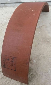 Накладка тормозная Г-3307, ПАЗ, КрАЗ перед.длин. н/сверл.