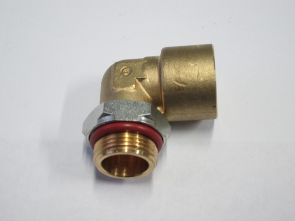 Фитинг металл. М22х1,5-М22х1,5 (угловой) компрессора 