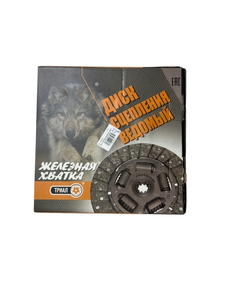 Диск сцепления ведомый Г-ль дв.УАЗ-100 л/с б/асб