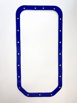 Прокладка масл. картера 402 дв. (силикон с пресс-шайбами) синий