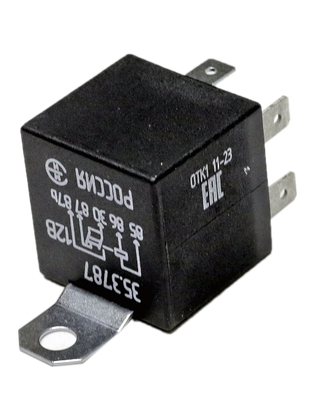 Реле стартера ГАЗ,ЗИЛ,ПАЗ (12В, 50/15А) 5-контактное с кронштейном