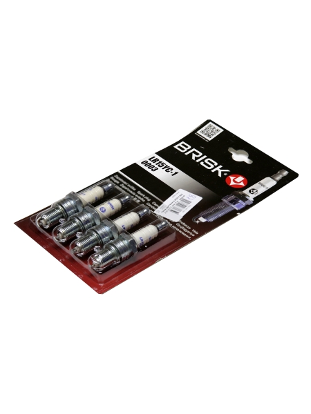 Свеча зажигания SUPER R ВАЗ 2107-2112 (инж. 8 кл. медный электрод, резистор)