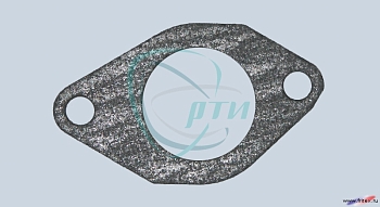 Прокладка коллектора Д-245 (выпускного) средняя