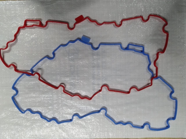 Прокладка масл. картера Г-ль дв.Cummins ISF-2.8 (силикон красный)