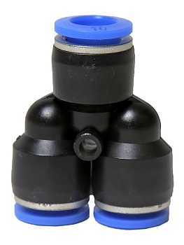 Фитинг разделитель Y-образный пластиковый PY 10 MGF