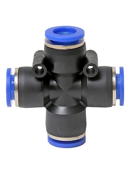 Фитинг X-образный пластиковый PZA 10 MGF
