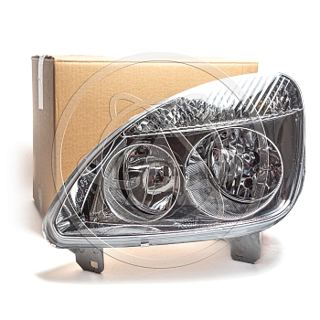 Блок-фара ГАЗ 3302, 2217, 33104 левая, стекло (ан.:1502.3775; 676.512.113)