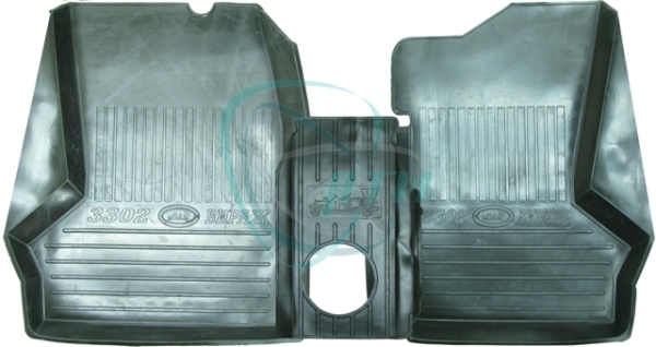 Ковры салона Г-ль с перемычкой "Вираж" (резина)