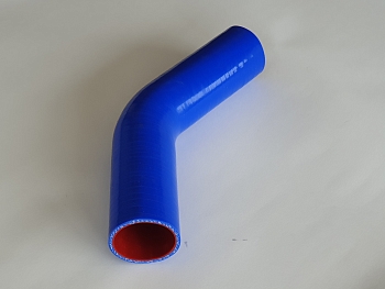 Патрубок радиатора угловой 76/150х150^135° (силикон) Technik