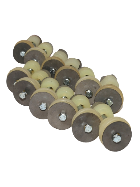 Подушка крепления кузова к раме УАЗ Хантер (полиуретан) в сборе (12 шт.) ПТП