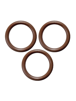 Кольцо фланца трубки отвода масла от ТНВД круглого сечения 3 шт. / КАМАЗ FPM !!!