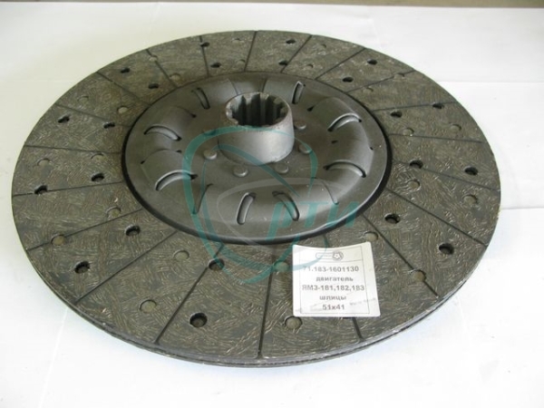 Диск сцепления ведомый МАЗ ЯМЗ-181, 182, 183 и шлицами 51х41