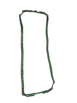 Прокладка масл. картера Камаз,ПАЗ дв. Cummins 6BT (силикон с пресс-шайбами) зеленый
