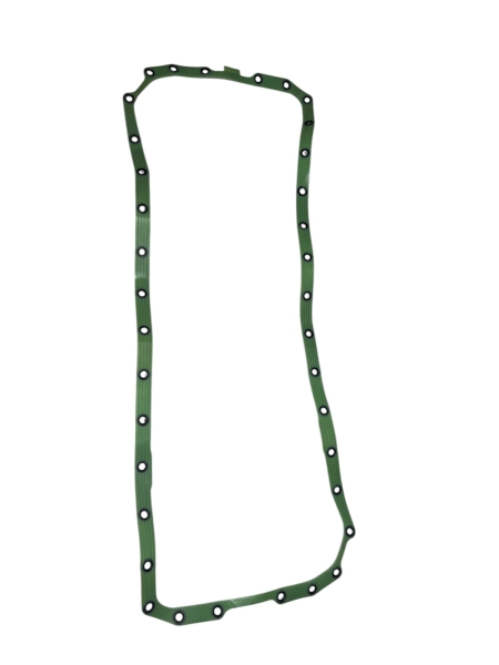 Прокладка масл. картера Камаз,ПАЗ дв. Cummins 6BT (силикон с пресс-шайбами) зеленый