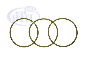 Кольцо упл. гильзы цилиндров ЯМЗ-534 (силикон) 125х130х36 зеленый 