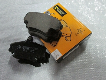 Колодка тормозная ВАЗ Lada Largus, Renault Logan перед. под ABS (комп. 4шт)