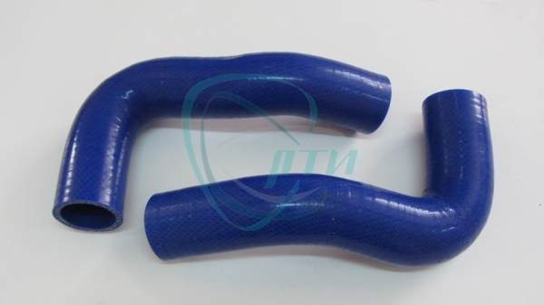 44 Патрубки радиатора ГАЗ-3309 (2шт.) силикон ТехноПартнер