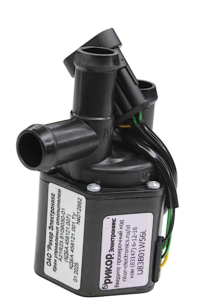 Кран отопителя электрический ГАЗель-NEXT A21R23.8109030-01 РИКОР