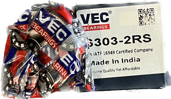 Подшипник 180303 (6303 2RS) генератора (бол) 2110-2112 н/о, дв.406 VEC