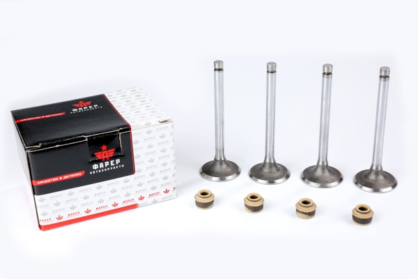 Клапана впускные дв. А274, А305 EvoTech и  модиф ОРИГИНАЛ (к-т 4 шт с м/с колпачками) ФАРЕР